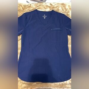 Med Couture Classic Navy Scrub Top